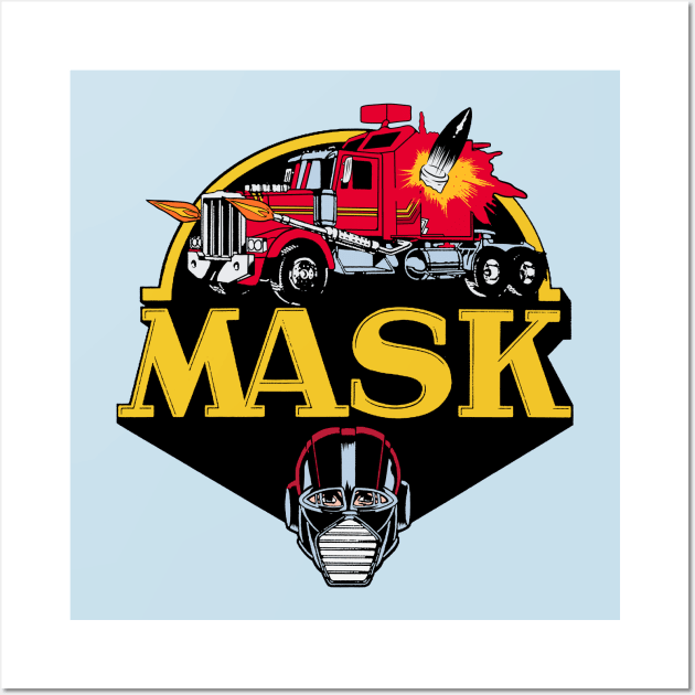 Mask - Mobile Armored Strike Kommand Wall Art by OniSide